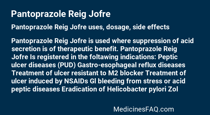 Pantoprazole Reig Jofre