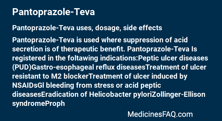 Pantoprazole-Teva