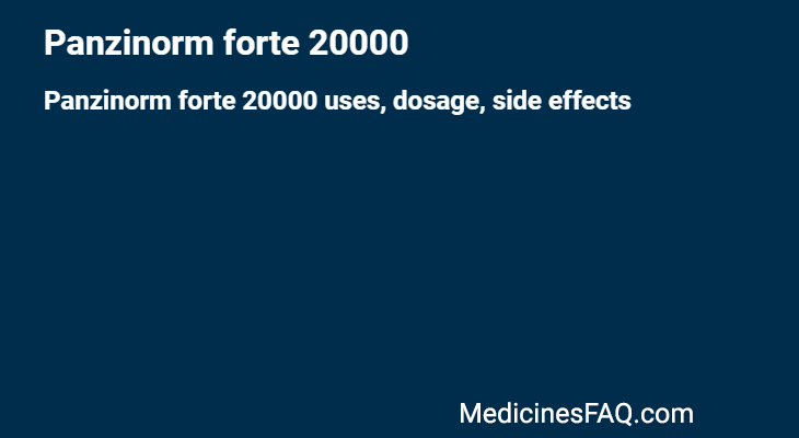 Panzinorm forte 20000