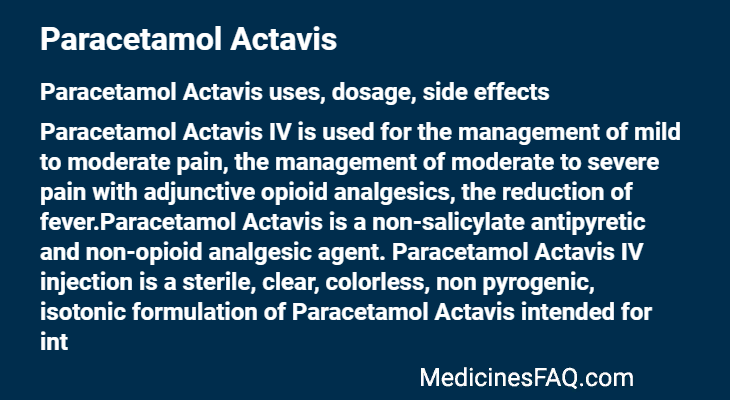Paracetamol Actavis