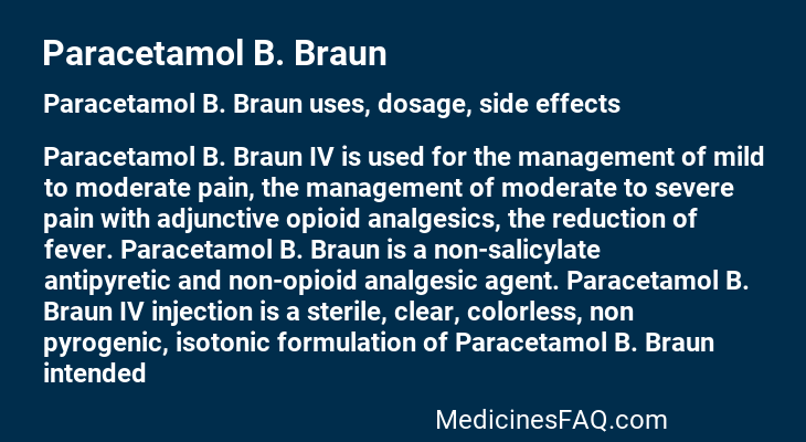 Paracetamol B. Braun