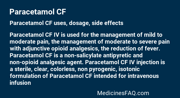 Paracetamol CF