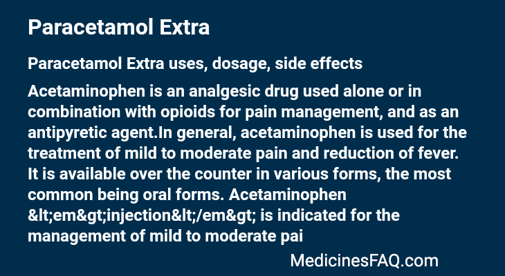 Paracetamol Extra