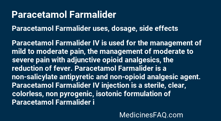 Paracetamol Farmalider