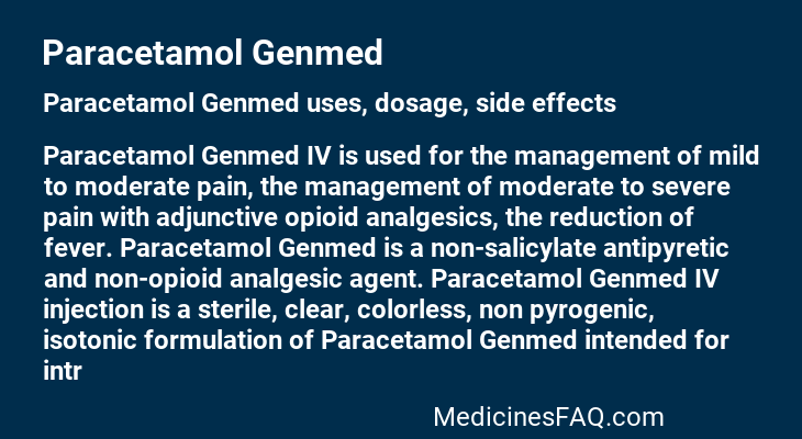 Paracetamol Genmed