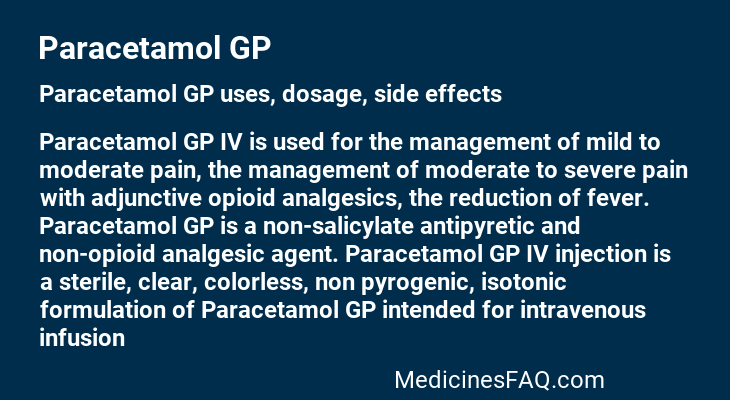 Paracetamol GP
