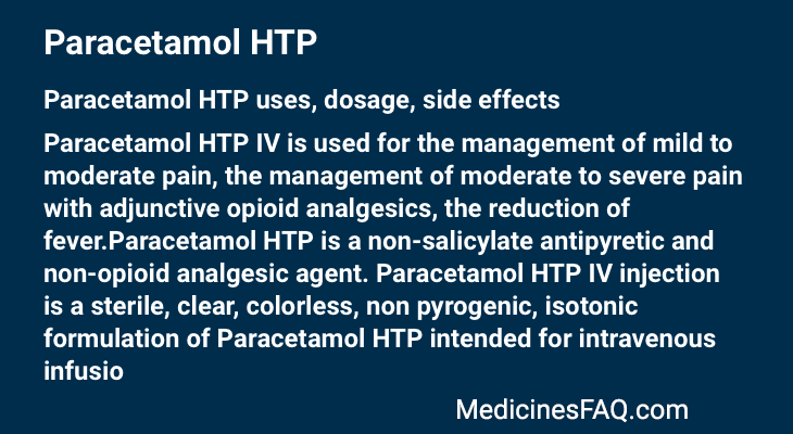 Paracetamol HTP