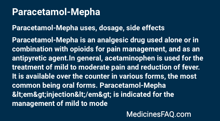 Paracetamol-Mepha