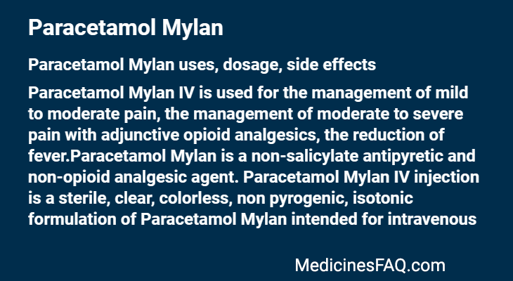 Paracetamol Mylan