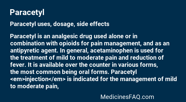 Paracetyl