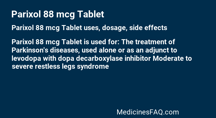 Parixol 88 mcg Tablet