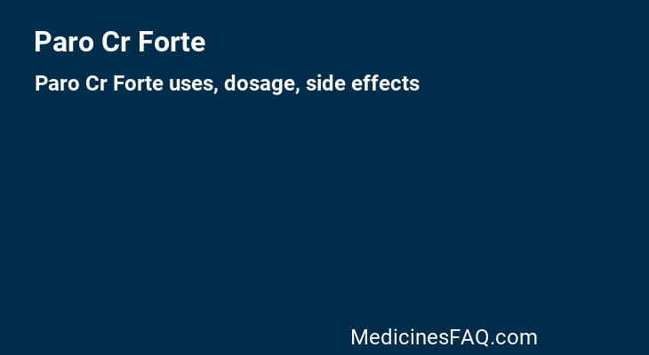 Paro Cr Forte