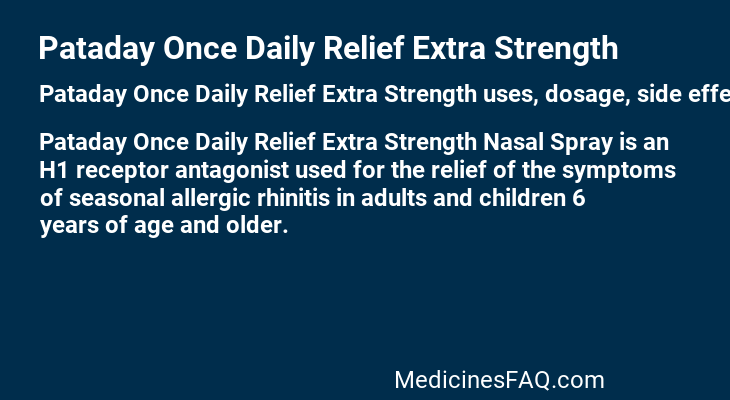 Pataday Once Daily Relief Extra Strength