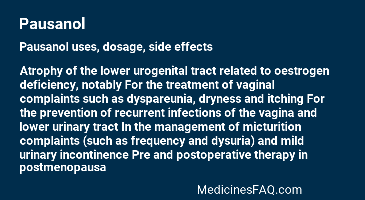 Pausanol