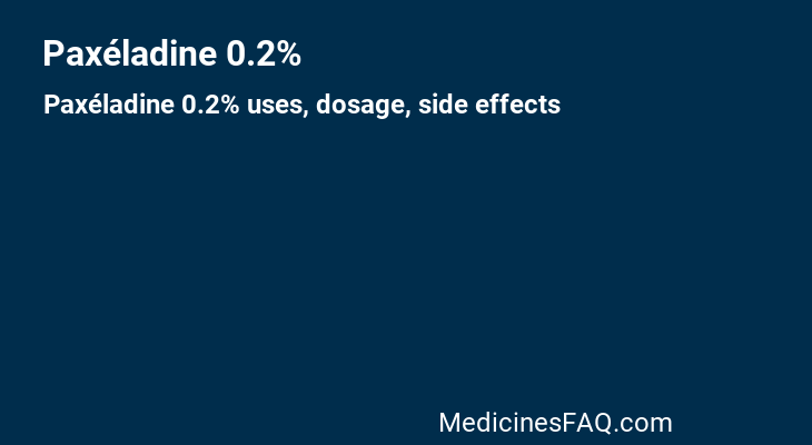 Paxéladine 0.2%