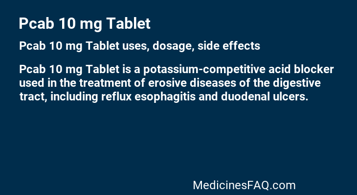 Pcab 10 mg Tablet