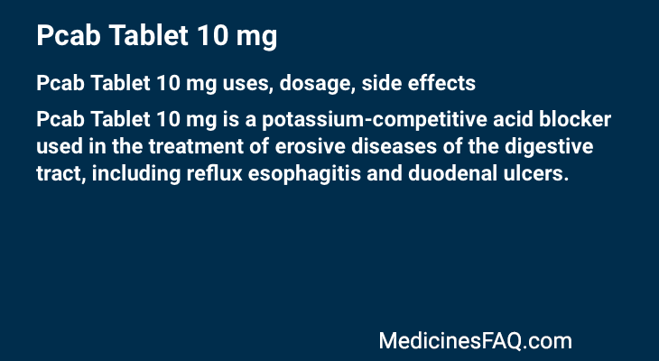 Pcab Tablet 10 mg