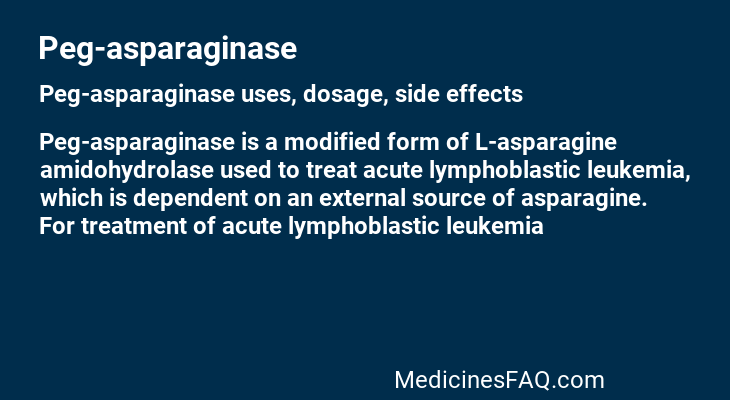 Peg-asparaginase