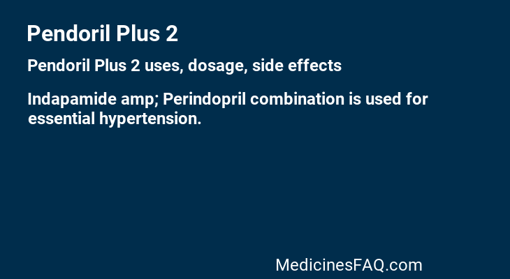 Pendoril Plus 2