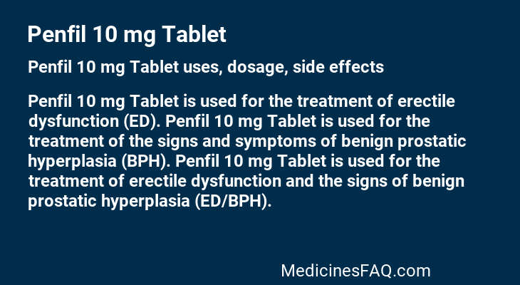 Penfil 10 mg Tablet