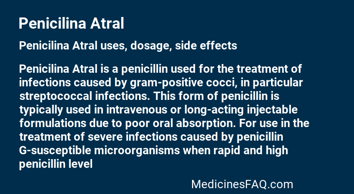 Penicilina Atral