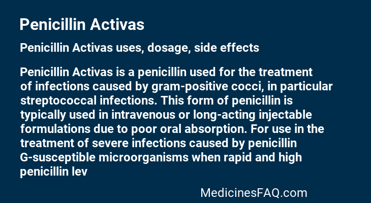 Penicillin Activas