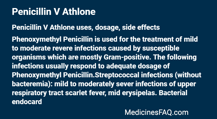 Penicillin V Athlone