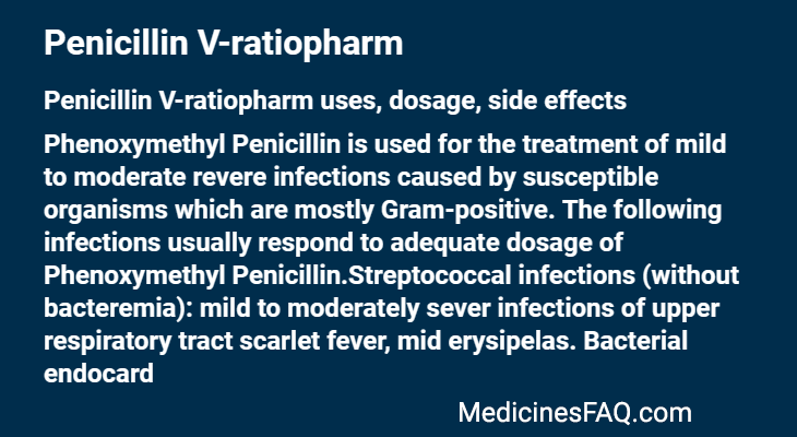 Penicillin V-ratiopharm