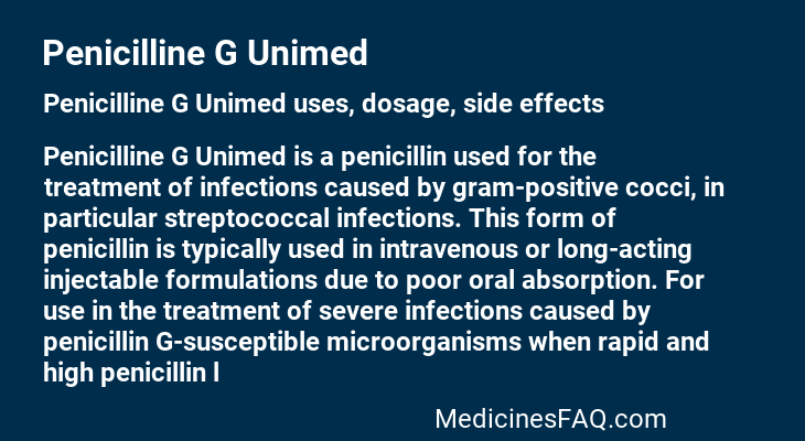 Penicilline G Unimed