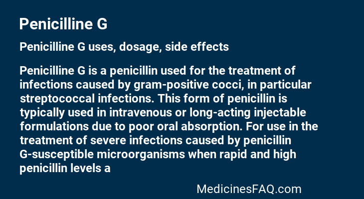 Penicilline G