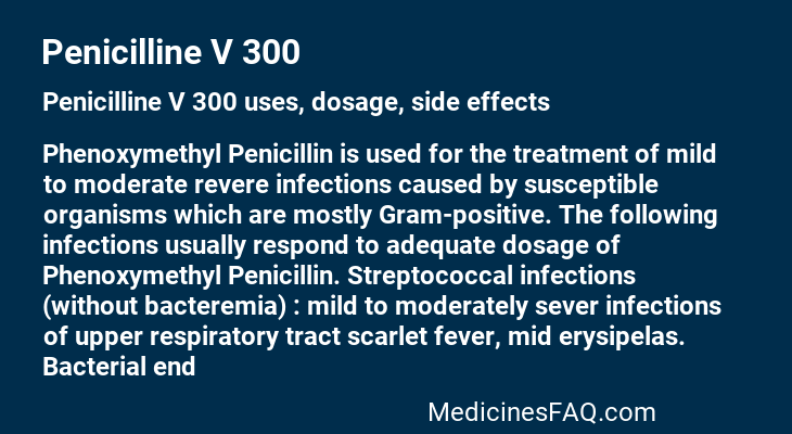 Penicilline V 300