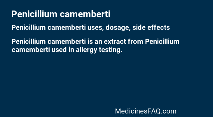 Penicillium camemberti