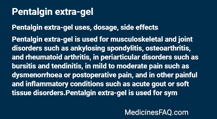 Pentalgin extra-gel