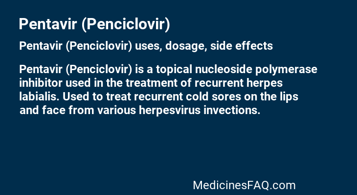 Pentavir (Penciclovir)