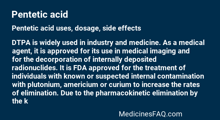 Pentetic acid