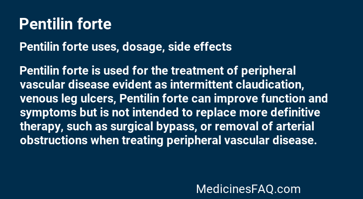 Pentilin forte