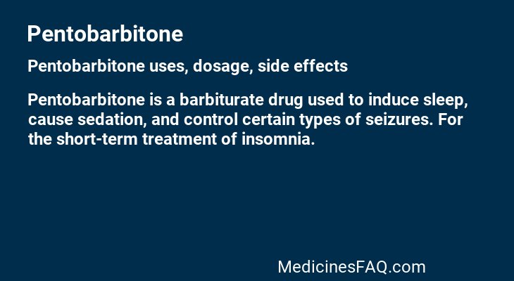 Pentobarbitone