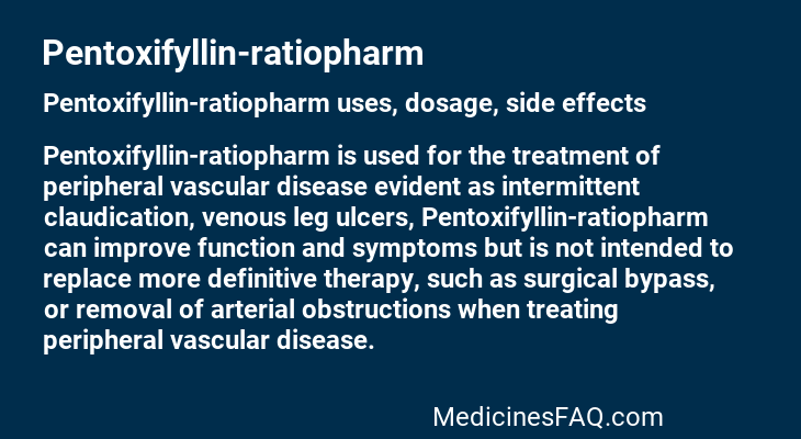 Pentoxifyllin-ratiopharm