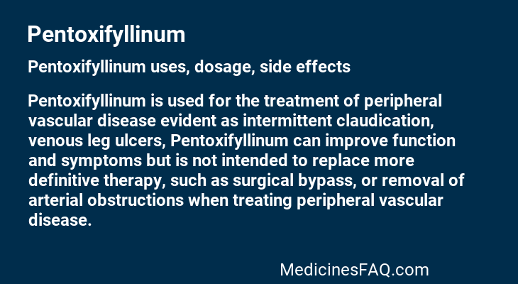Pentoxifyllinum
