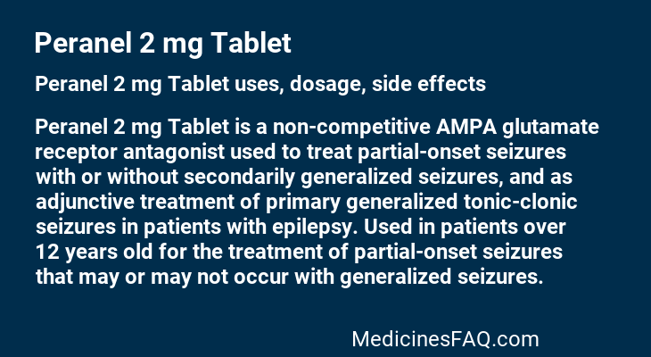 Peranel 2 mg Tablet