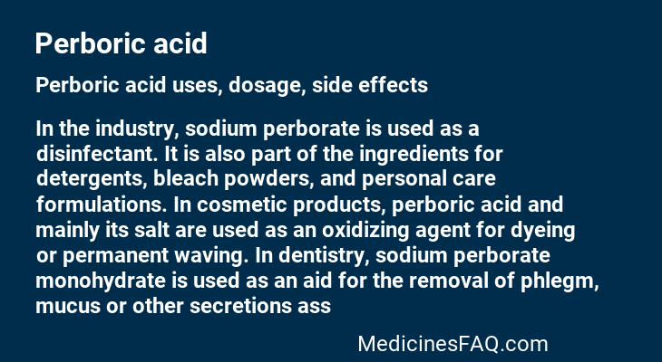 Perboric acid
