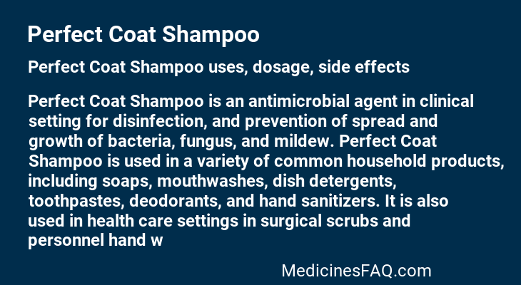 Perfect Coat Shampoo