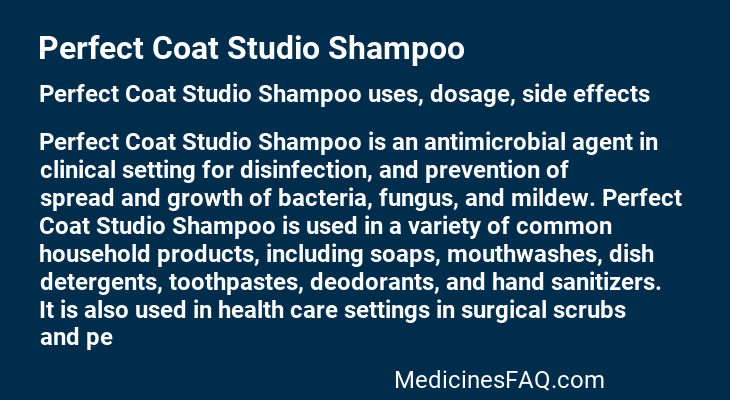 Perfect Coat Studio Shampoo