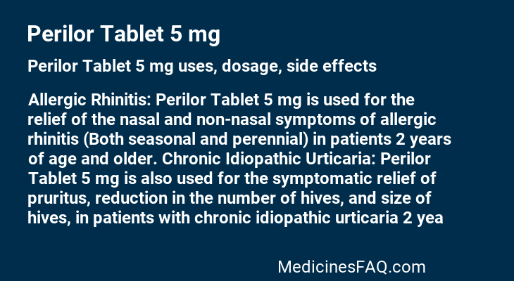 Perilor Tablet 5 mg