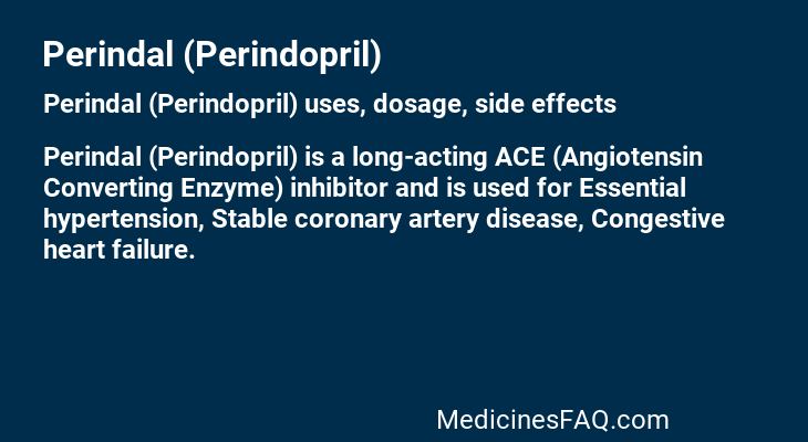 Perindal (Perindopril)