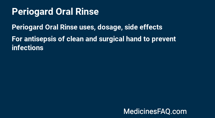 Periogard Oral Rinse
