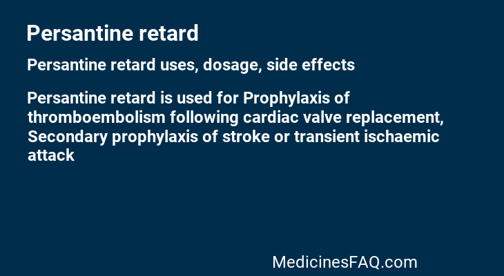 Persantine retard