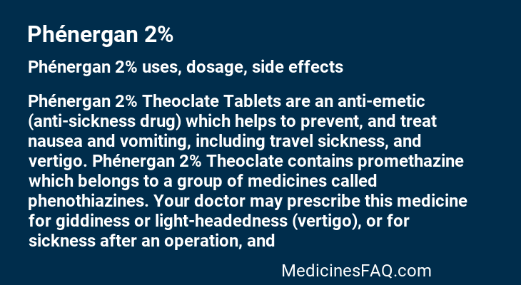 Phénergan 2%