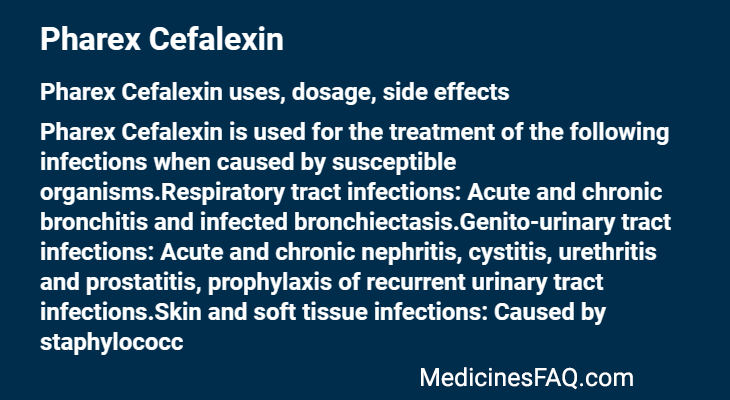 Pharex Cefalexin