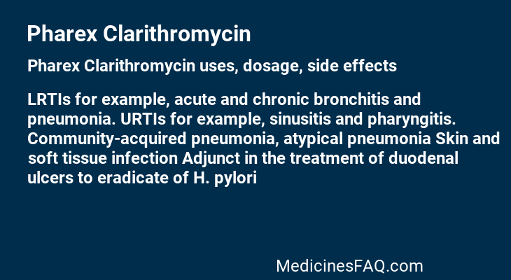 Pharex Clarithromycin